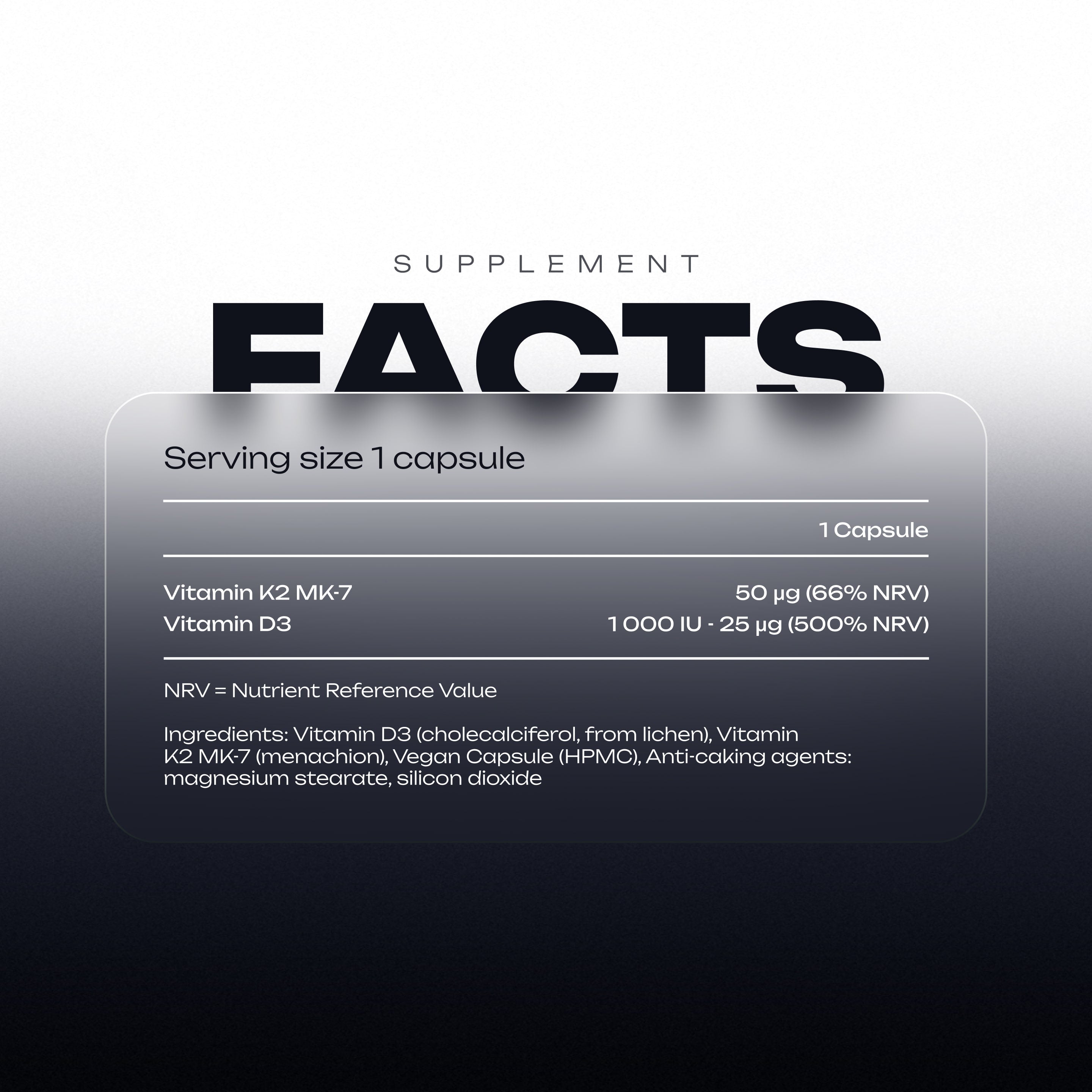 Complex Vitamin D3+K2 MK-7