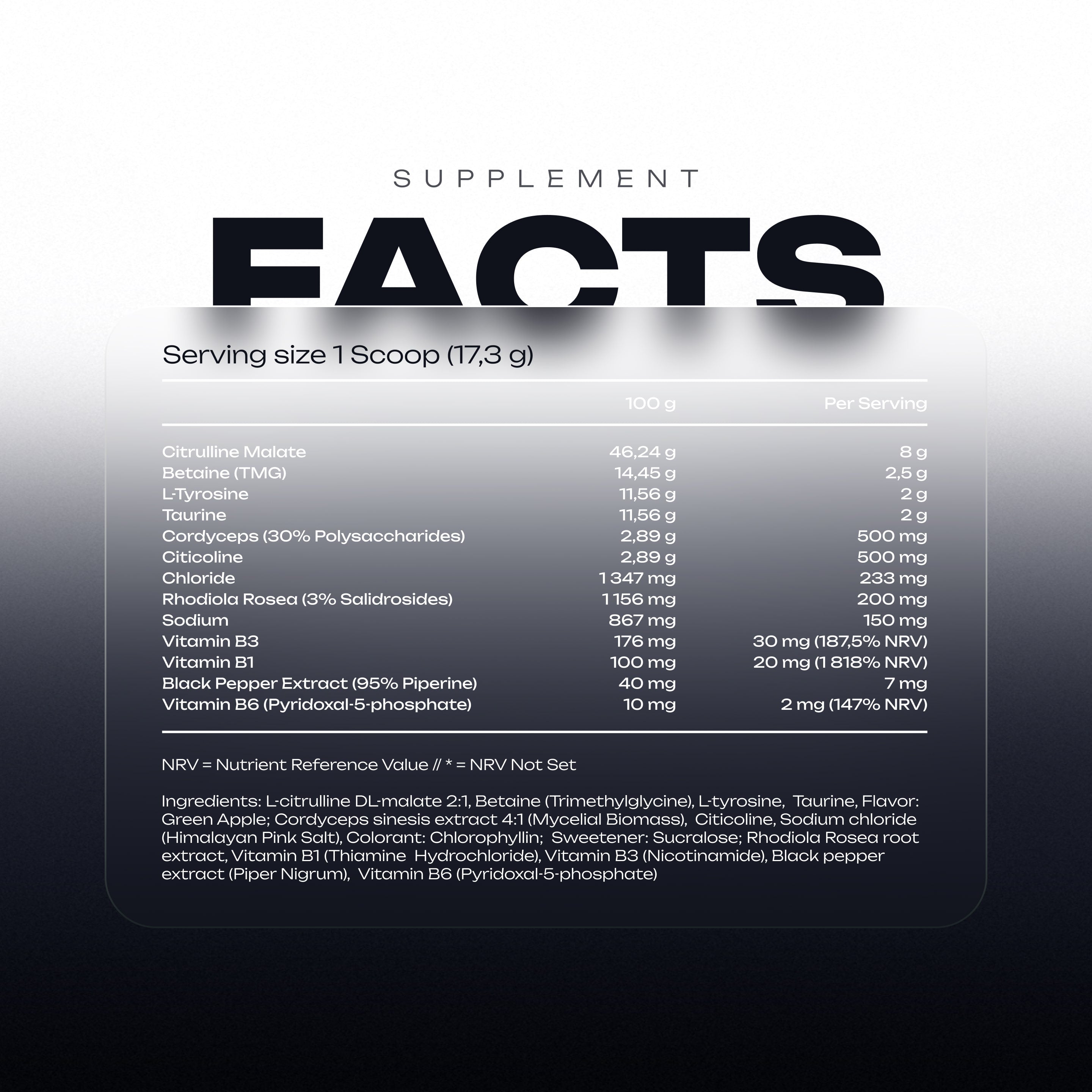 Complex Pump Non-Stim Pre-workout