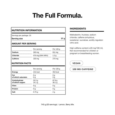 Complex Dual-Carb Ion Drink CAF
